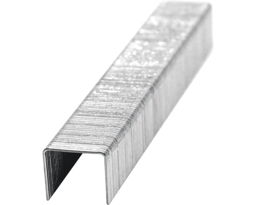 Detail kovových sešívacích sponek