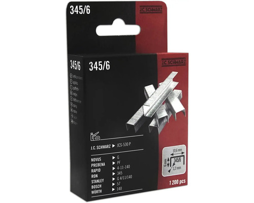 Sponky J.C. Schwarz typ 345/6, 1200 kusů