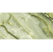 Zelená onyxová mramorová dlaždice s přirozenou kresbou