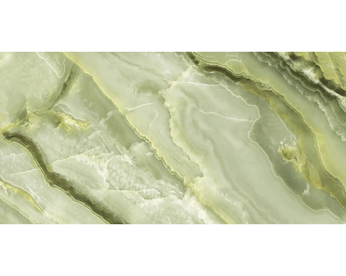 Zelená onyxová mramorová dlaždice s přirozenou kresbou