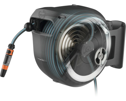 Box na zahradní hadici s hadicí a konektorem