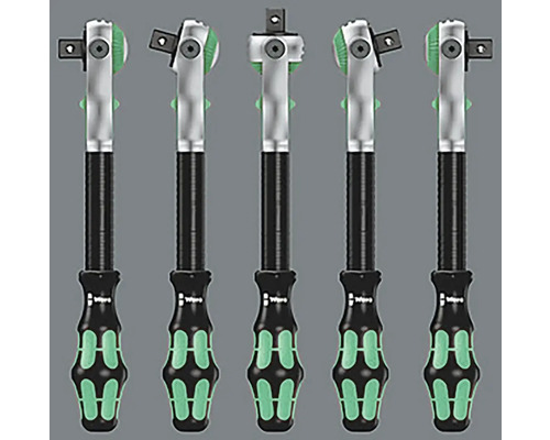 Pět ráčen Wera s ergonomickou rukojetí