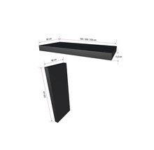 Vchodová stříška Gutta BS antracit 2000x900x145 mm