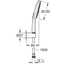 Sprchový set GROHE 130 x 130 mm chrom 26581000