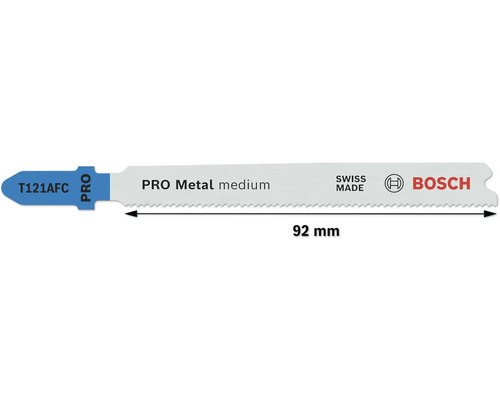 Přímočará pilka Bosch Pro Metal medium, 92 milimetrů