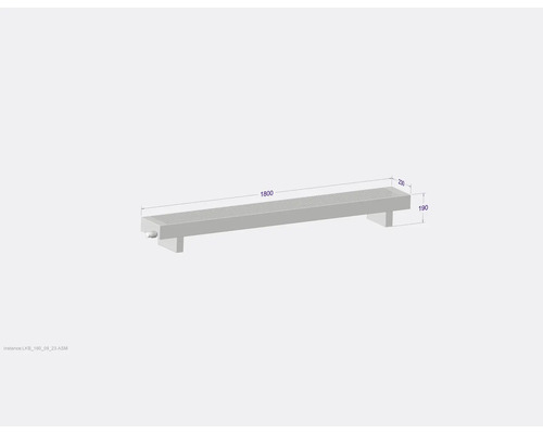 Nerezový žlab s rozměry pro lineární odvod vody