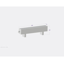 Stojící konvektor Licon Heat KORALINE Optimal LKO New 250x900x130 mm bílá
