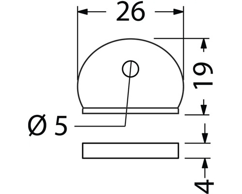 Technický výkres s rozměry