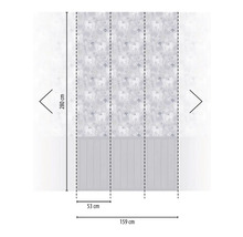 Nástěnné panely se vzorem jednorožce a rozměry 280 cm na výšku a 159 cm na šířku