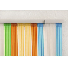 Záclona se smyčkovým závěsem v různých barvách