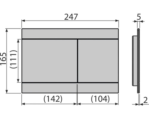 Technický výkres s rozměry