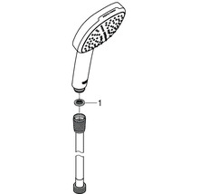 Sprchový set bez baterie Grohe Quickfix Vitalio Comfort 110 x 110 mm chrom 26973001