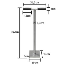 Obrázek s rozměry zemního pěchovadla