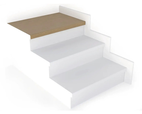 Schody s dřevěným stupněm