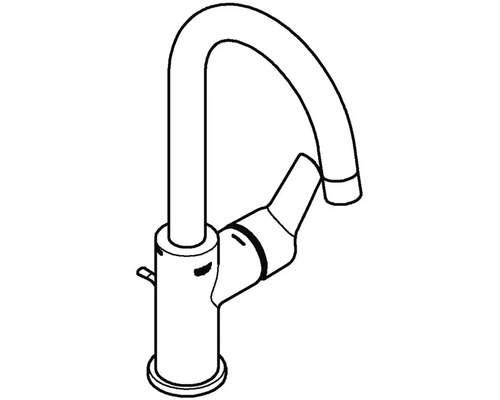 Kuchyňská baterie s vysokým výtokem