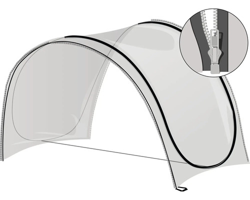 Kryt se zipem pro venkovní použití