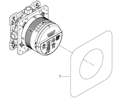 Logo Grohe Termostatické vestavné těleso s montážní deskou