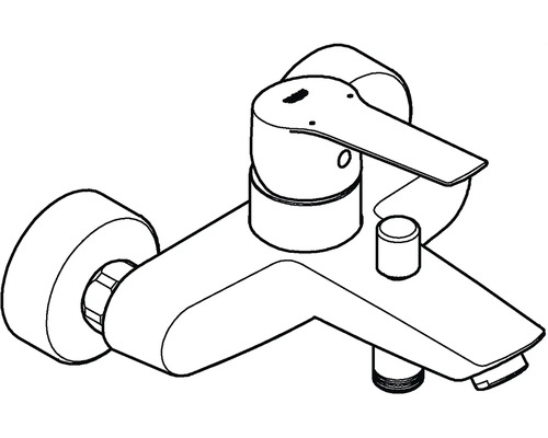 Koupelnová armatura pro montáž na stěnu