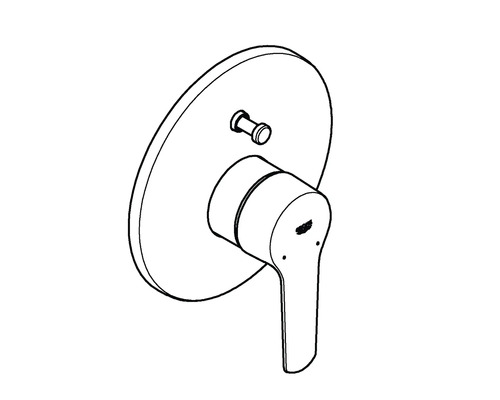 Baterie Grohe pro montáž na stěnu