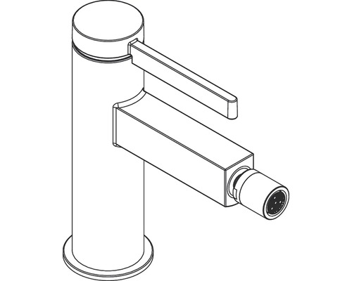 Bidetová baterie pro instalaci v koupelně