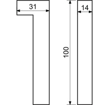 Technický nákres s rozměry výrobku.