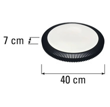 Kulaté stropní svítidlo o rozměrech 40 x 7 centimetrů