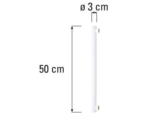 Rozměry radiátoru: délka 50 centimetrů a průměr 3 centimetry.