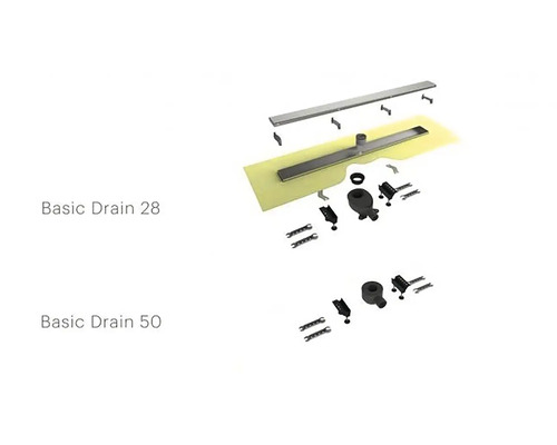 Přehled komponentů Basic Drain 28 a Basic Drain 50