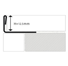 Schéma profilu o výšce 12,5 milimetrů.