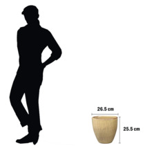 Květináč s rozměry jako reference pro velikost květináče