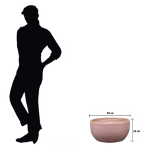 Květinová mísa s rozměry a porovnáním siluet