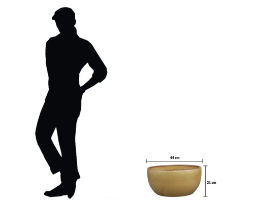 Miska o rozměrech 44 cm x 21 cm