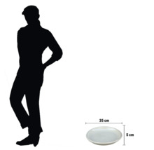 Podmiska na květináč o průměru 35 centimetrů a výšce 5 centimetrů