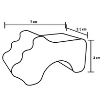 Obrázek s rozměry 7 cm délka, 3,5 cm šířka a 3 cm výška