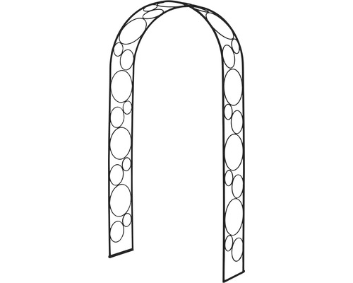 Zahradní oblouk s kruhovým designem