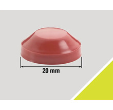 Plastová ochranná krytka, průměr 20 milimetrů