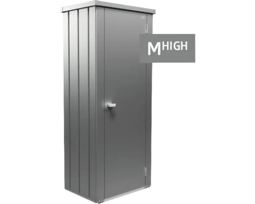 Kovová zahradní skříň s dvířky