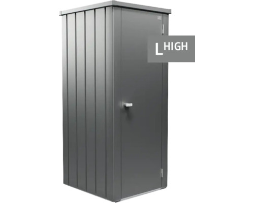 Kovová zahradní skříň s dveřmi