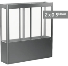 Zvýšený záhon se zástěnou pro zahradu, maximálně 2 krát 0,5 metru