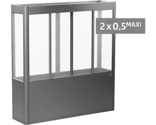 Zvýšený záhon se zástěnou pro zahradu, maximálně 2 krát 0,5 metru