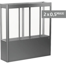 Vyvýšený záhon s plastovou clonou