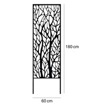 Dekorativní clona s motivem stromu, 180 cm vysoká a 60 cm široká