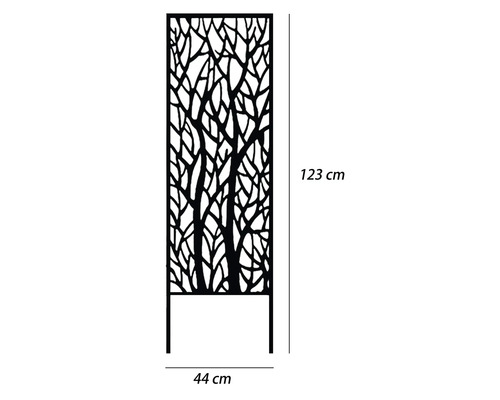 Zástěna s motivem stromu, 123 krát 44 centimetrů