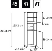 Rozměry kuchyňské skříňky