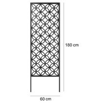 Dekorativní zástěna s kruhovým vzorem, výška 180 cm, šířka 60 cm