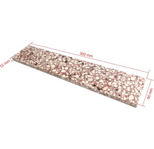 Teracový okenní parapet o rozměrech 300 mm x 60 mm x 12 mm