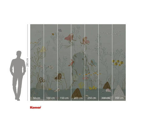 Foto tapeta s mořskými pannami a podvodními motivy, včetně rozměrů