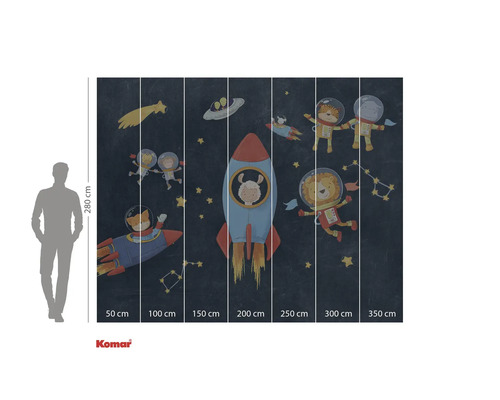 Komar fototapeta s motivem vesmíru a zvířat