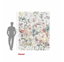 Fototapeta Komar s květinovým vzorem a výškou 250 cm.