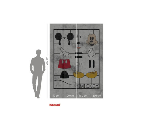 Komar Mickey Mouse fototapeta o rozměrech 280 x 200 centimetrů